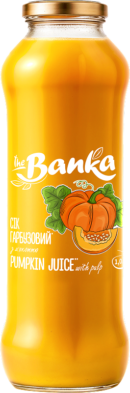 СІК ГАРБУЗОВИЙ ТМ "The Banka" 1л